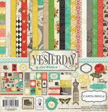 carta bella yesterday collection kit 12"x12"