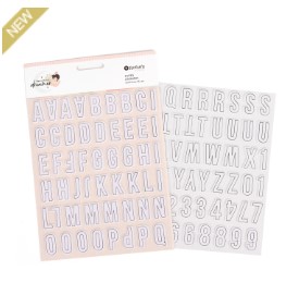 beautiful dreamer puffy alphabet (2 sheets)