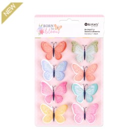 born to bloom butterfly embellishments