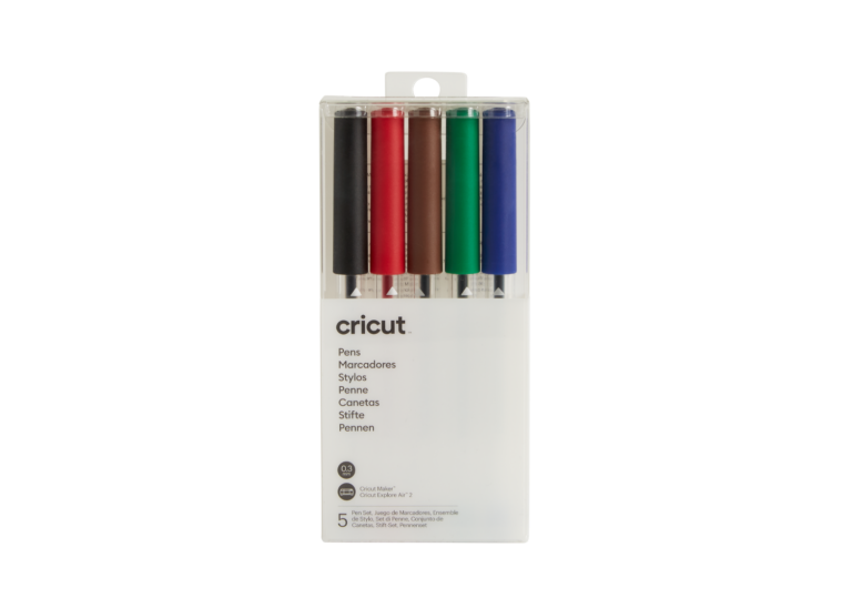 Cricut Explore/Maker Extra Fine Point Pen Set - Basics (5 Pack)