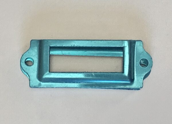 Blue Name Card Holder (22x60mm)