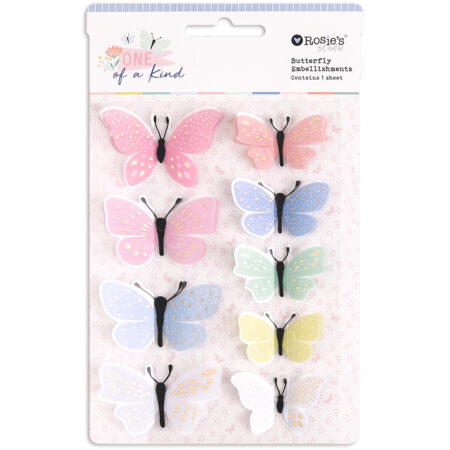 One Of A Kind Butterfly Embellishment