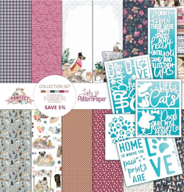 Lady Pattern Paper - Pawfect Collection Kit