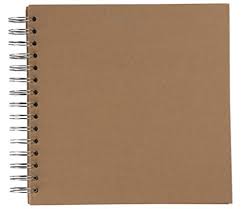 Ring Bound Album 8x8" (13 inserts) - Black