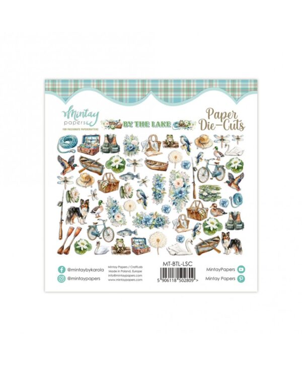 By The Lake Paper Die-Cuts - 60 pcs