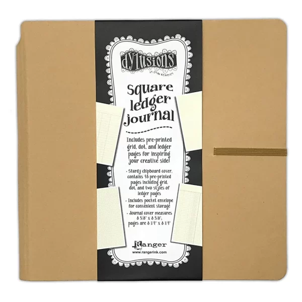 Dylusions Square Ledger Journal