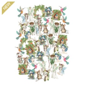 UC ENCHANTED FOREST VELLUM DIE CUTS