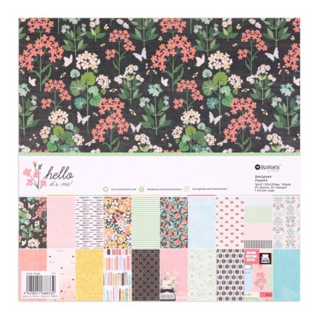 Hello it's Me 12x12 Designer Paper Pack (20 Single Sided Sheets including 3 Foiled Sheets)