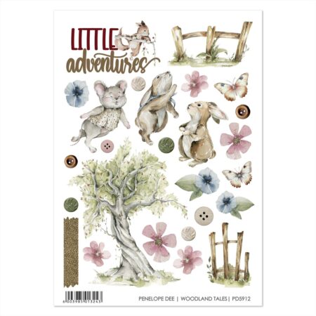 Woodland Tales Paper Sticker Sheet