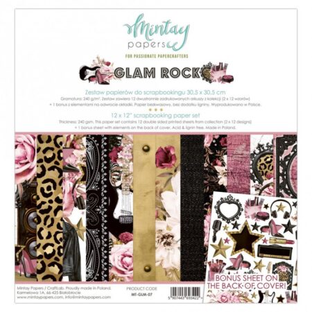 Glam Rock 12x 12 Paper Pad