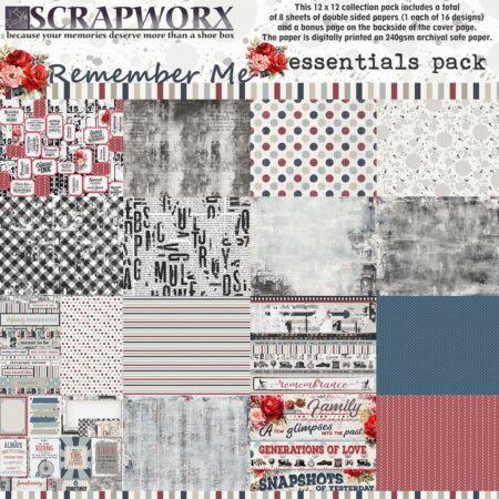 Remember Me Reimagined Essentials Pattern Paper Pack