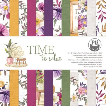 Time to Relax 12x12 Paper