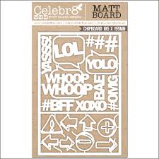 Celebr8 - LOL - Chipboard M4678