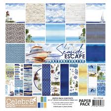 Celebr8 Seaside Escape Paper Pack