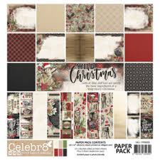 Celebr8 Wild Christmas Paper Pack
