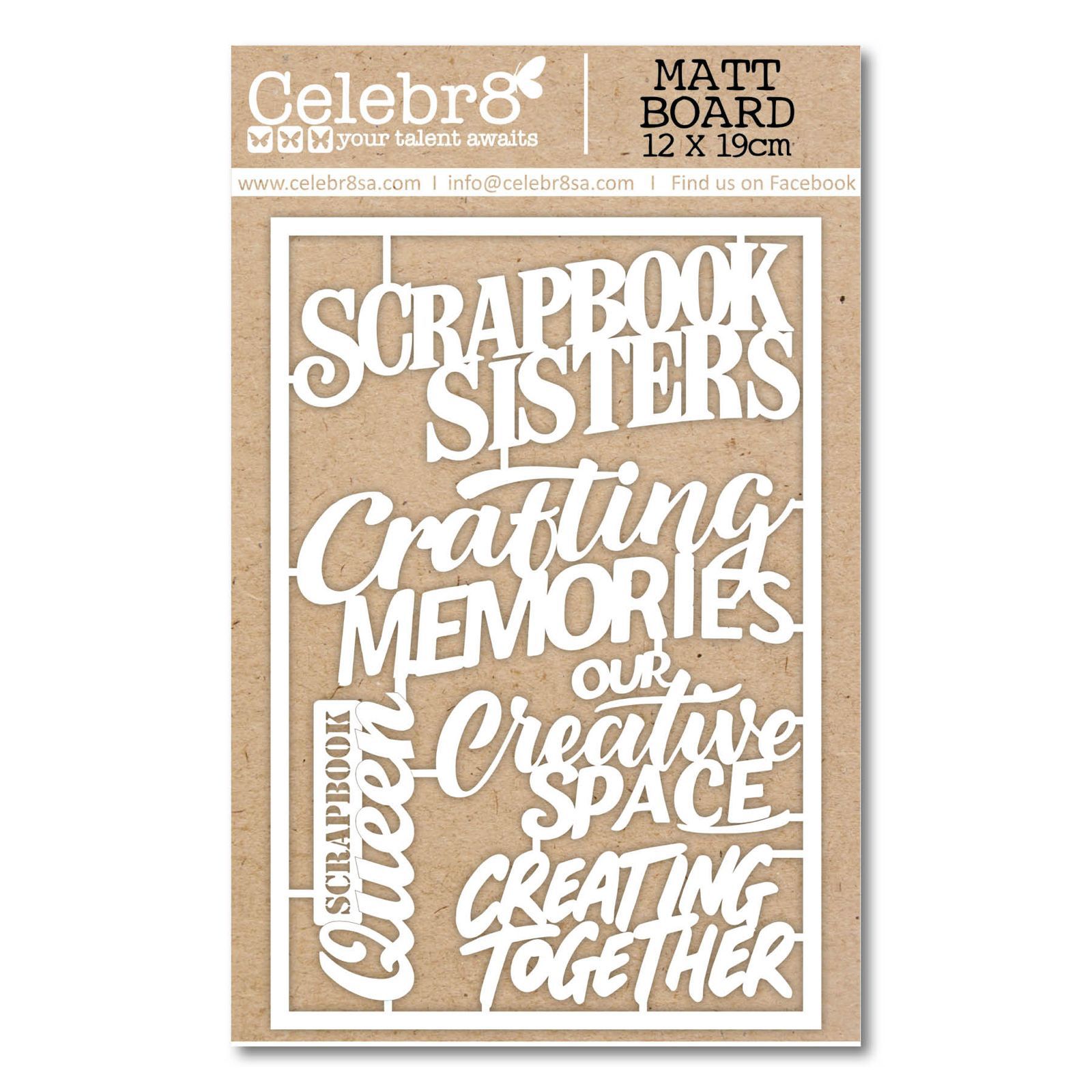 Creative Chaos Chipboard Title