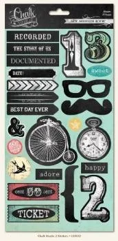 Icon Stickers - My Minds Eye - 24pc