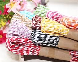 Paper Packaging Rope - Black and White