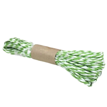 Paper Rope - Green and White