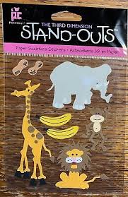 Provo craft - Paper Stickers - Zany Zoo