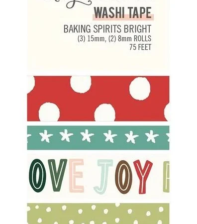 Simple Stories Baking Spirits Bright Washi Tape
