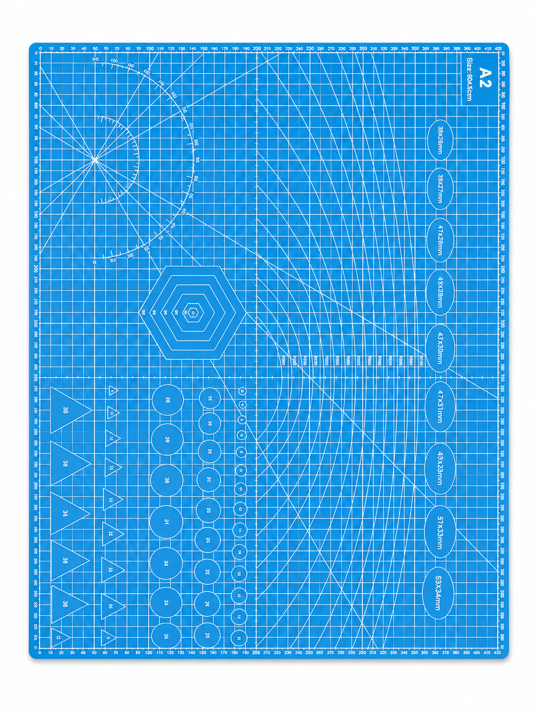 Cutting Mat A2 Blue 3mm (60x45cm)