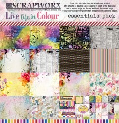Live Life in Colour Re-Imagined Essentials Pattern Paper Pack