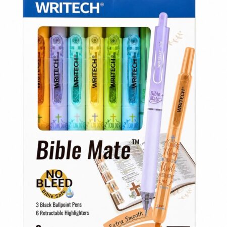 Writech Highlighter & Pen Set Bible Mate 9 Pcs