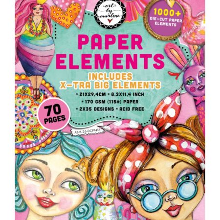 ABM Die-cut Paper Pad X-tra big elements 210x294x10mm 70Sh