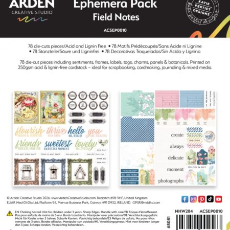 Arden Creative Studio Field Notes Ephemera Pack