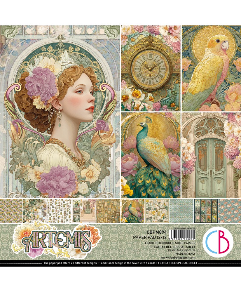 Artemis Paper Pad 12"x12" 12/Pkg