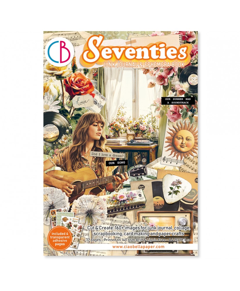 Ephemera Book Seventies A4 32/Pkg
