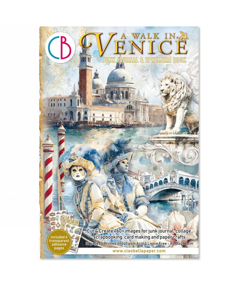 Ephemera Book Venice Dream A4 32/Pkg