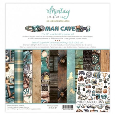 Man Cave 12 x 12 Paper Set