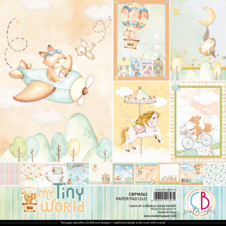 My tiny world Paper Pad 12x12 12/Pkg