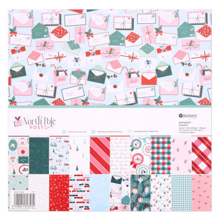 North Pole Post 12x12'' Designer Paper Pack 20 Sheets