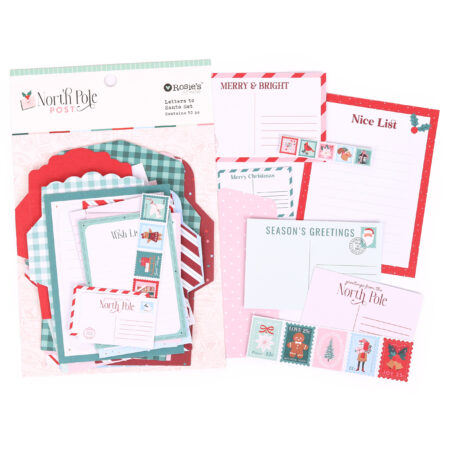 North Pole Post Letters to Santa 50 Pieces