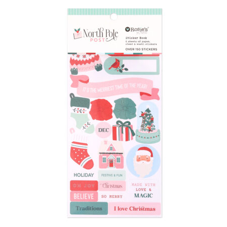 North Pole Post Sticker Book