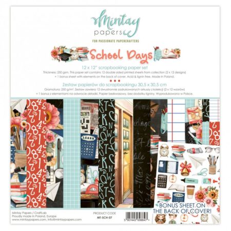 School Days - 12 x 12 Paper Set