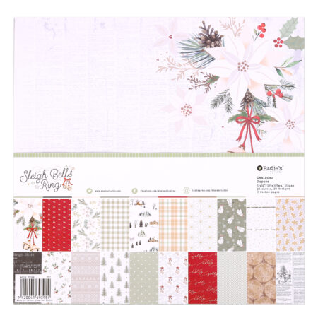 Sleigh Bells Ring 12x12'' Designer Paper Pack 20 Sheets