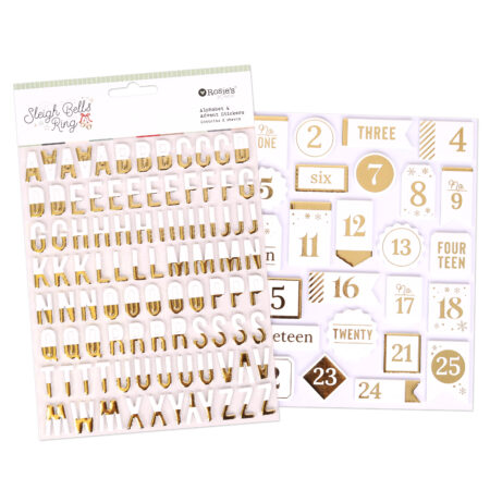 Sleigh Bells Ring Foam Alphabet & Advent Stickers