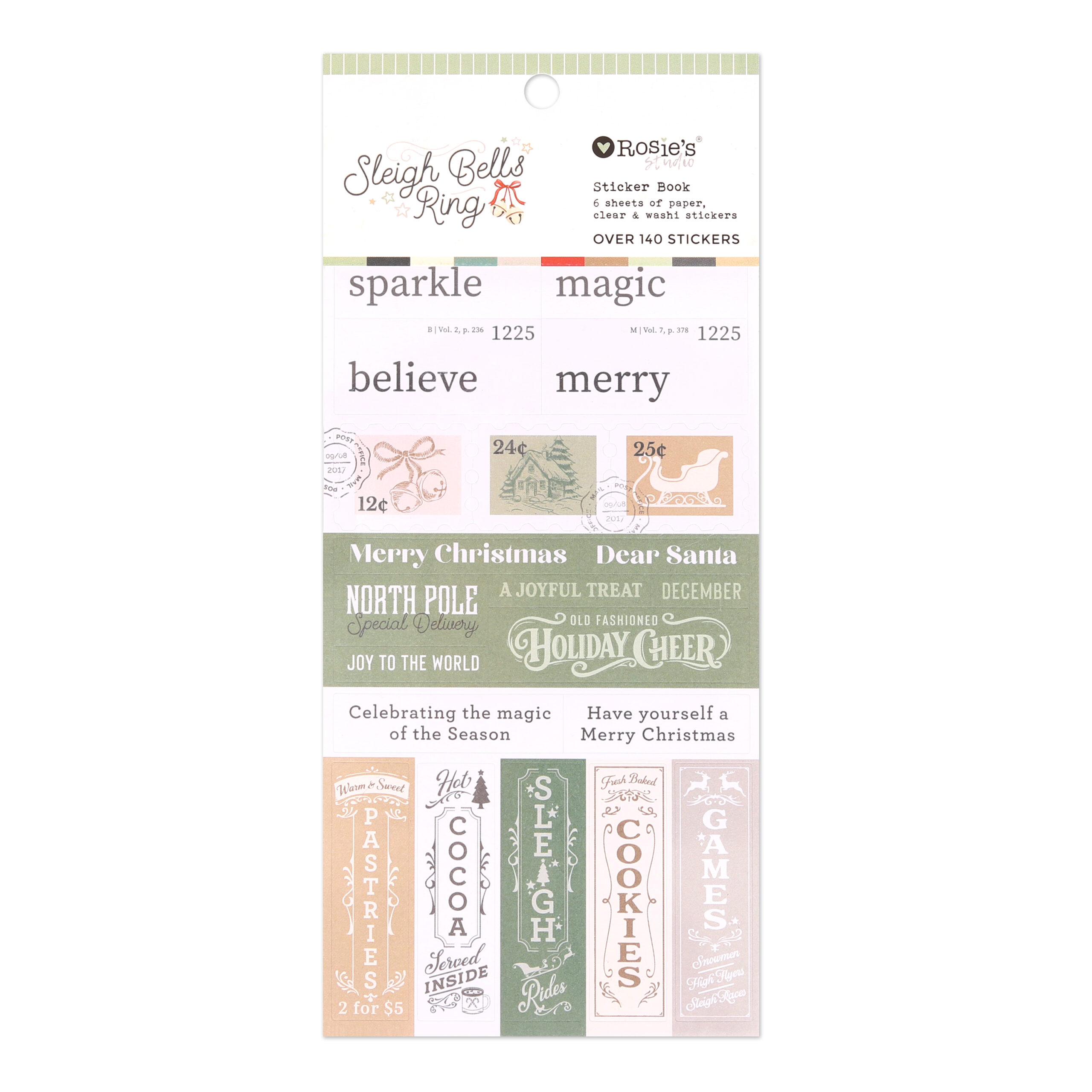 Sleigh Bells Ring Sticker Book