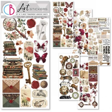 Sticker Book Lovers transp adhesive sheets 5Pg