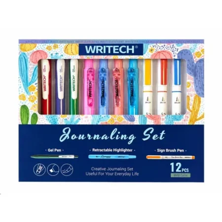 JOURNAL KIT 12PCS MILD COLOURS