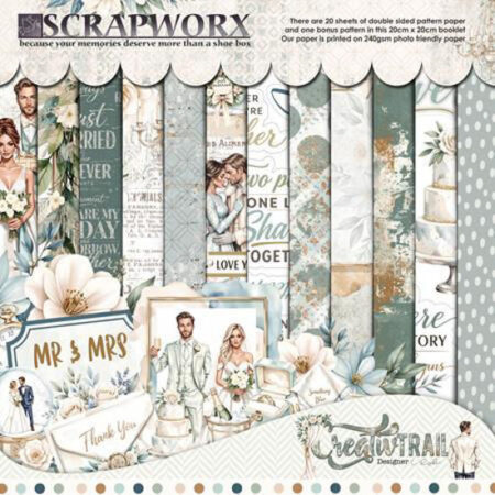 Mr & Mrs - 20cm x 20cm pack